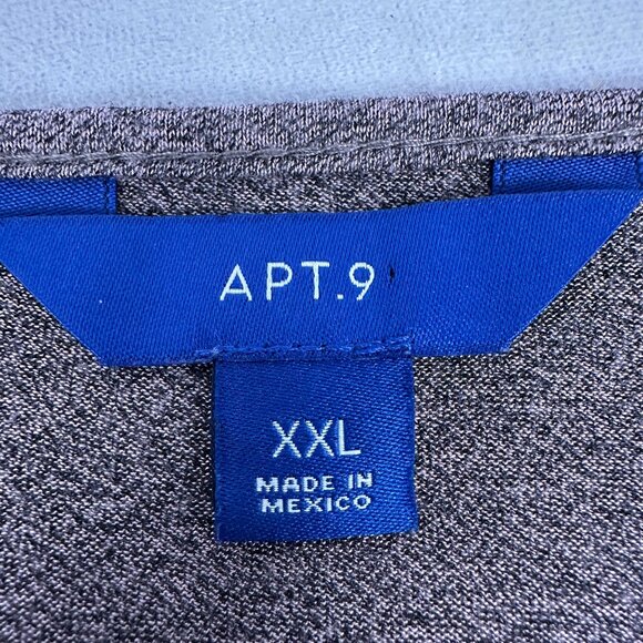 Apt. 9 Womens Size XXL Rose Gold Twist Front Top - Picture 3 of 9